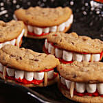 Dracula Mouth Cookies 12 Pcs