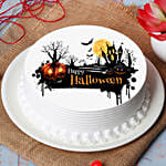 Haunted House Photo Cake 8 Portion