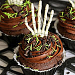 Skeleton Claw Cup Cakes 6 Pcs