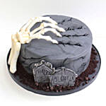 Skeleton Claw in Graveyard Cake