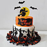 Witches Treat Fondant Cake