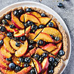 Flavourful Peach and Blueberry Tart 4 Portion