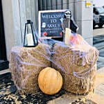 Halloween Hay Stacks Decor