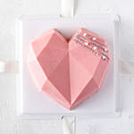 3D Edible Diamond Heart