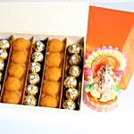 Dry Fruits With Sweets and Idol Box Hamper
