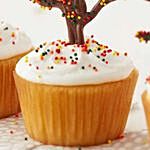 Chocolate Tree Cupcakes 6 Pcs