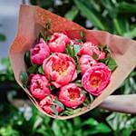 Classique Coral Peonies Bunch