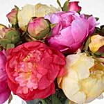 Pastel Dream Peonies Vase Arrangement