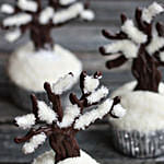 Snowy Cupcakes 6 Pcs