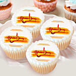 Bhai Dooj Wishes Chocolate Cupcakes