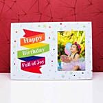 Happy Birthday wooden Photo Frame