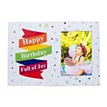 Happy Birthday wooden Photo Frame