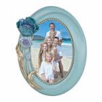 Oval Shapped Floral Photo Frame