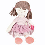 Cute Doll in Pink Dress Natural Cotton