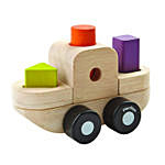 Wooden Sorting Puzzle Boat