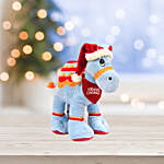 Jovial Christmas Camel with Santa Hat