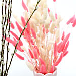 Feathers of Love and Salix Arrangement Combo