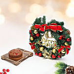 Plum Tea Cake and Wreath Combo