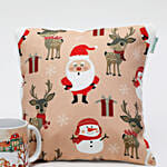 Warm Chirstmas Wishes Mug & Cushion