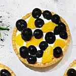 Flavourful Peach and Blueberry Gluten free Tart 4 portion