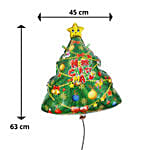 Merry Christmas and Tree Balloon Set