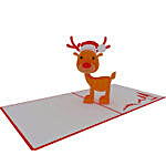 Rudolf The Reindeer 3D Card