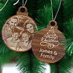 Christmas Wishes Engraved Baubles