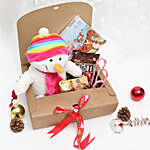 Snowman With Puzzle and Treats