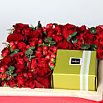Patchi Chocolate and Roses Arrangement
