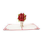 Bouquet of Roses 3D Card
