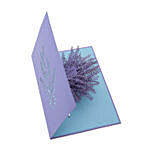 Lavender Vase 3D Card