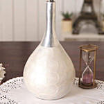 Decorative  White Aluminium Vase