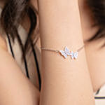 Zircon Butterfly Bracelet
