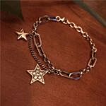 Zircon Star Charm Bracelet