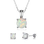 Opal jewelry set