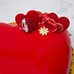 Choco Red Velvet Heart Cake 1 Kg