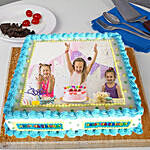 Birthday Frame Photo Cake- Black Forest 1 Kg Eggless