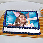 Birthday Photo Cake For BFF- Black Forest 1 Kg Eggless