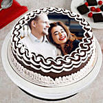 Delightful Designer Photo Cake- Black Forest 2 Kg Eggless