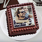 Enticing Love Photo Cake- Black Forest 1 Kg