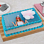 Happy Birthday Photo Cake- Truffle Half Kg Eggless