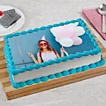 Happy Birthday Photo Cake- Truffle Half Kg