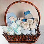 Cuddles Kids Basket With Hippo