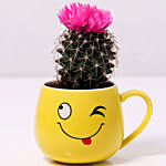 Cactus Plant in Wink Mug