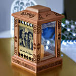 Personalised Wooden ramadan lantern Arabesque