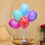 Get Well Soon Vibrant Hues Balloon Bouquet