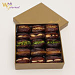 A Box Of Medium Majdool Dates with Dry Nuts Filling 780g
