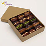 A Box Of Medium Majdool Dates with Dry Nuts Filling 780g