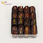 A Box Of Small Majdool Dates with Dry Nuts Filling 430g