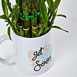 Bamboo Plant In Get Well Soon Mug